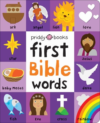 Book cover of First 100 Bible Words: A Padded Book--Perfect for Little Hands to Hold by Priddy, Roger