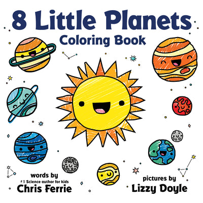 8 Little Planets Coloring Book by Ferrie, Chris book cover