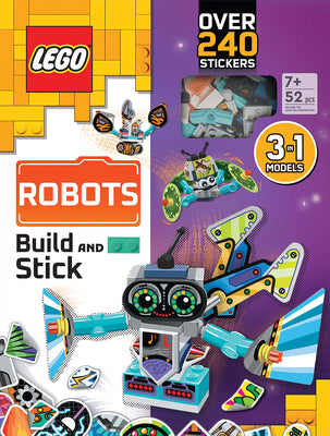 Lego(r) Books. Build and Stick: Robots by Ameet Sp Z O O book cover