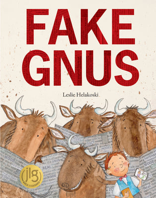 Fake Gnus by Helakoski, Leslie book cover