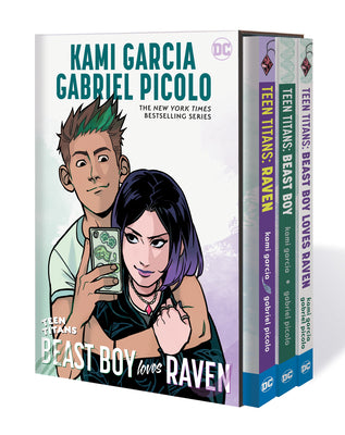 Teen Titans: Raven, Beast Boy and Beast Boy Loves Raven Box Set by Kami Garcia book cover