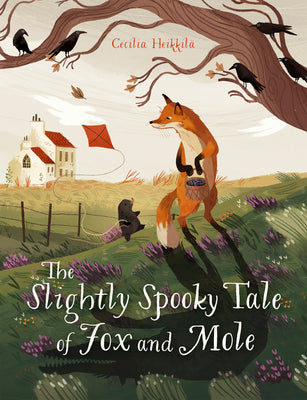 Book cover of The Slightly Spooky Tale of Fox and Mole by Heikkila, Cecilia