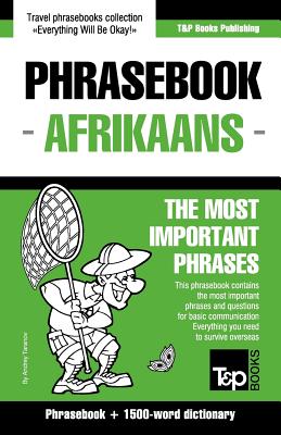 English-Afrikaans phrasebook and 1500-word dictionary by Andrey Taranov book cover
