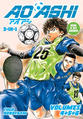 Aoashi (3-In-1 Edition) Volume 2 (Vol. 4,5,6) by Kobayashi Yuugo book cover