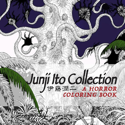 Junji Ito Collection: A Horror Coloring Book by Junji Ito book cover
