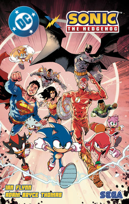Book cover of DC X Sonic the Hedgehog by Flynn, Ian