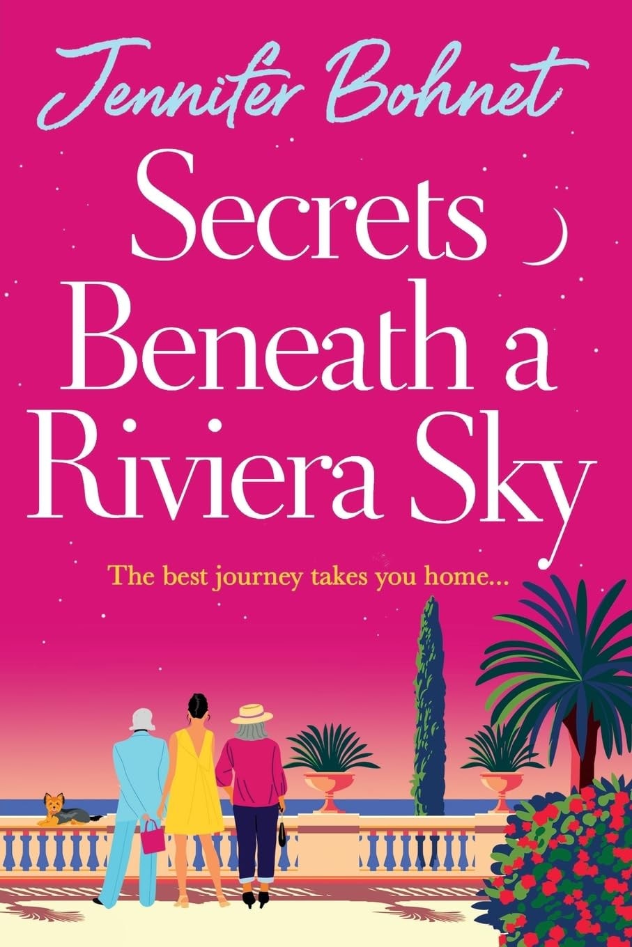 Book cover of Secrets Beneath a Riviera Sky by Bohnet, Jennifer