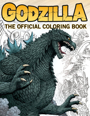 Godzilla: The Official Coloring Book by Titan book cover
