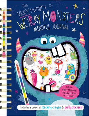 The Very Hungry Worry Monsters Mindful Journal by Alexandra Robinson book cover