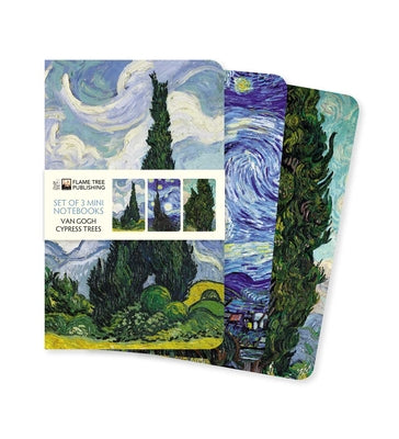 Vincent Van Gogh: Cypresses Set of 3 Mini Notebooks product image