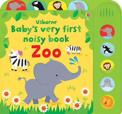 Baby's Very First Noisy Book Zoo by Fiona Watt book cover