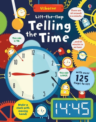 Lift-The-Flap Telling the Time by Shaw Nielsen book cover