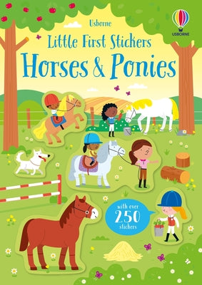 Little First Stickers Horses and Ponies by Kirsteen Robson book cover