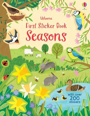 First Sticker Book Seasons by Holly Bathie book cover