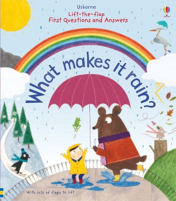 First Questions and Answers: What Makes It Rain? by Katie Daynes book cover