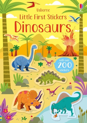 Little First Stickers Dinosaurs by Robson, Kirsteen book cover