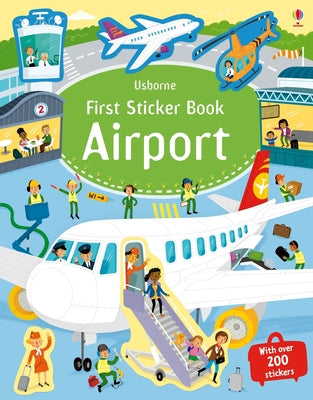 First Sticker Book Airport by Smith, Sam book cover