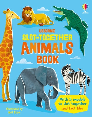 Slot-Together Animals by Abigail Wheatley book cover