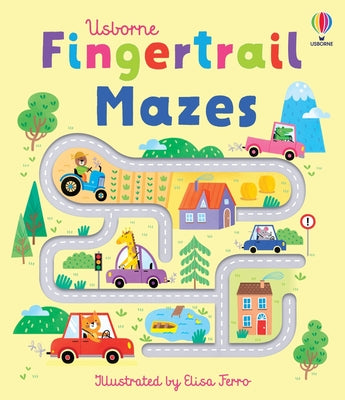 Fingertrail Mazes by Felicity Brooks book cover