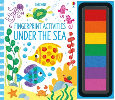 Fingerprint Activities Under the Sea by Fiona Watt book cover