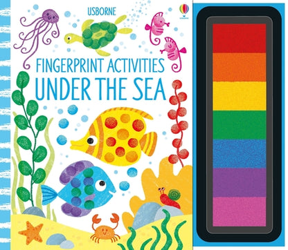 Fingerprint Activities Under the Sea by Fiona Watt book cover