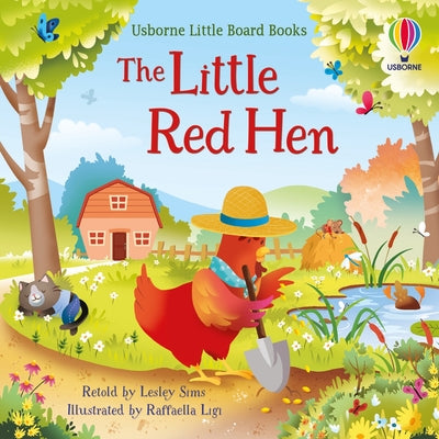 The Little Red Hen by Lesley Sims book cover