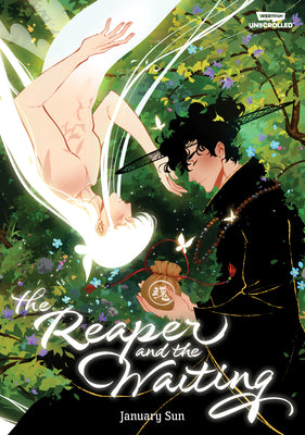 The Reaper and the Waiting: A Webtoon Unscrolled Graphic Novel by Sun, January book cover