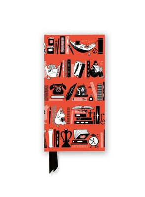 Moomin Bookshelves: Red (Foiled Slimline Journal) product image