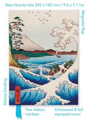 Utagawa Hiroshige: Sea at Satta (Foiled Quarto Journal) product image