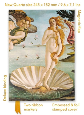 Sandro Botticelli: The Birth of Venus (Foiled Quarto Journal) product image