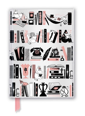 Moomin Bookshelves: Pink & Silver (Foiled Journal) product image