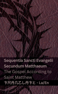Biblia Sacra (Sequentia Sancti Evangelii Secundum Matthaeum) / The Bible (The Gospel According to Saint Matthew): Tranzlaty Latin English by Kjv book cover