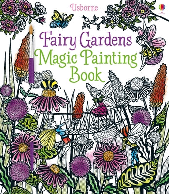 Fairy Gardens Magic Painting Book by Lesley Sims book cover