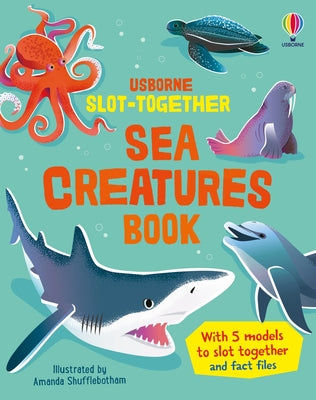 Slot-Together Sea Creatures Book by Abigail Wheatley book cover