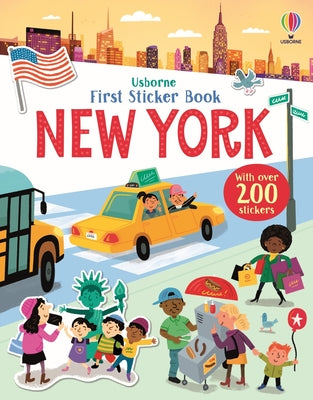First Sticker Book New York by James MacLaine book cover