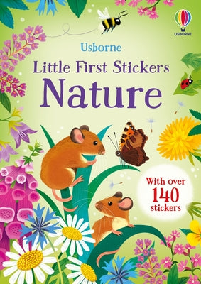 Little First Stickers Nature by Caroline Young book cover