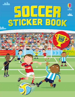 Soccer Sticker Book by Paul Nicholls book cover