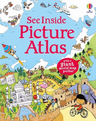 See Inside Picture Atlas, with Map Poster by Alex Frith book cover