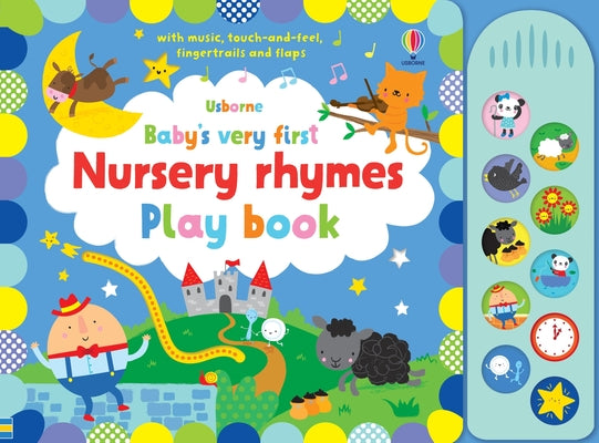 Baby's Very First Nursery Rhymes Playbook by Fiona Watt book cover