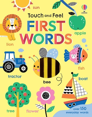 Touch-And-Feel First Words by Felicity Brooks book cover
