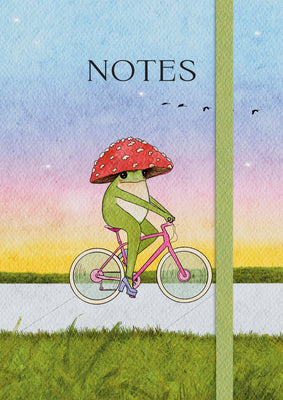 The Little Frog Notebook: A Beautiful 160-Page Lined Notebook Featuring the Internet's Beloved Mushroom Frog, from the Artist Maybell Eequay by Eequay, Maybell book cover