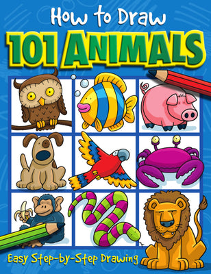 Book cover of How to Draw 101 Animals by Green, Barry