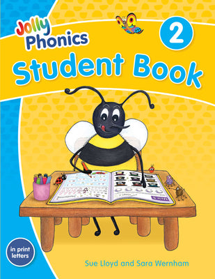 Book cover of Jolly Phonics Student Book 2: In Print Letters (American English Edition) by Wernham, Sara