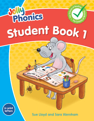Jolly Phonics Student Book 1: In Print Letters (American English Edition) by Lloyd, Sue book cover