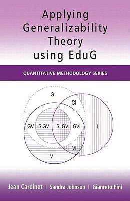 Book cover of Applying Generalizability Theory using EduG by Cardinet, Jean