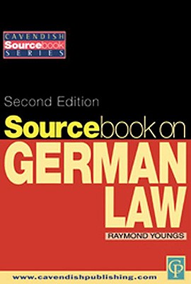 Book cover of Sourcebook on German Law by Youngs, Raymond