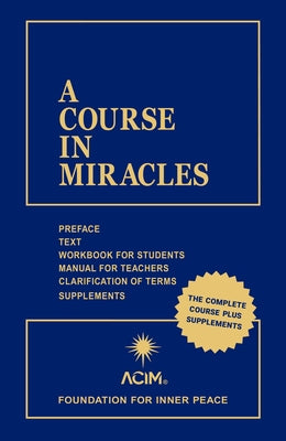 Book cover of A Course in Miracles: Combined Volume by Foundation for Inner Peace