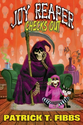Book cover of Joy Reaper Checks Out by Fibbs, Patrick