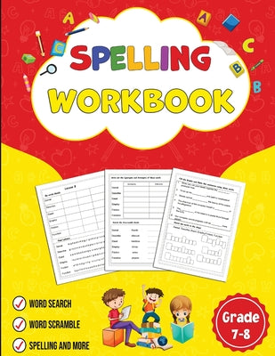 Spelling workbook Grade 7-8 by Newbee Publication book cover