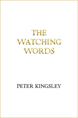 The Watching Words by Kingsley, Peter book cover